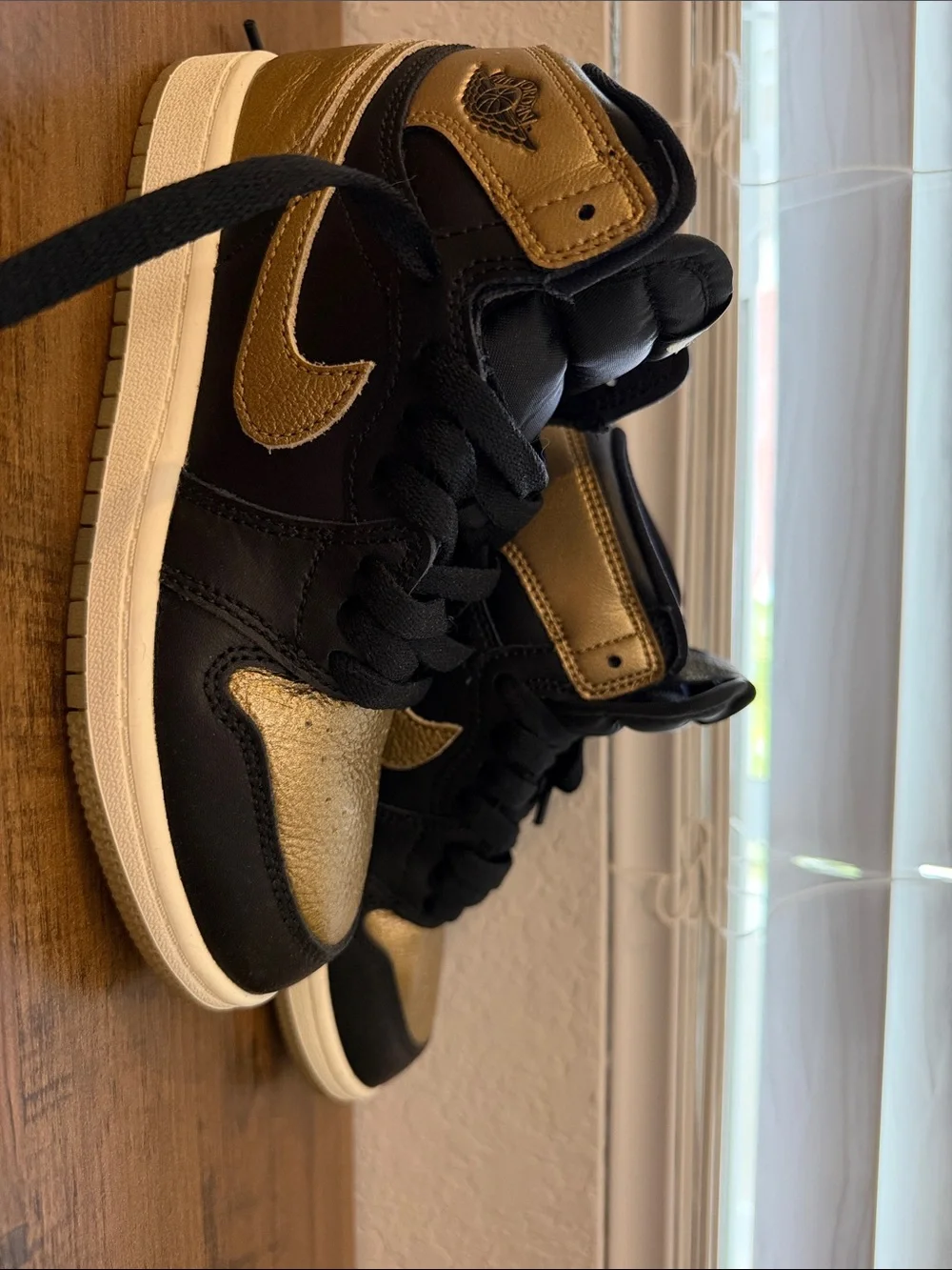 Nike Air Jordan 1 OG High Black and Gold